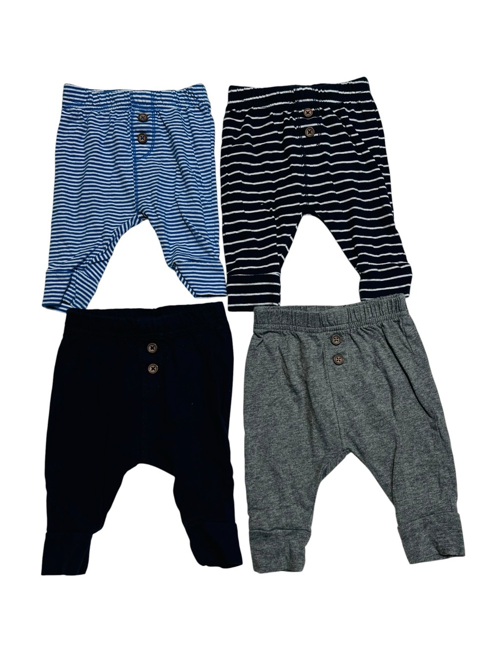 Carter's Gray Ribbed Baby Jogger Pants
